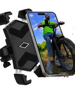 360° Rotatable One-Touch Automatically Lock & Quick Release Phone Holder for 4.5''-7.2'' Cellphone